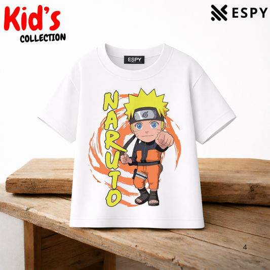 Naruto Kids Anime Premium Cotton Drop Shoulder T-Shirt