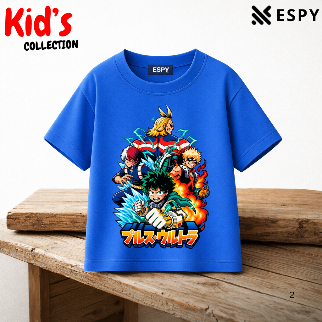 My Hero Academia Heroes Kids Drop Shoulder T-Shirt