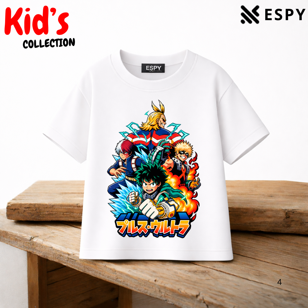 My Hero Academia Heroes Kids Drop Shoulder T-Shirt