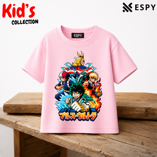 My Hero Academia Heroes Kids Drop Shoulder T-Shirt