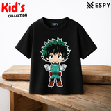 Deku Chibi Kids Anime Drop Shoulder T-Shirt