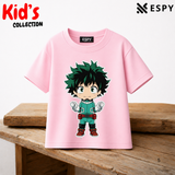 Deku Chibi Kids Anime Drop Shoulder T-Shirt