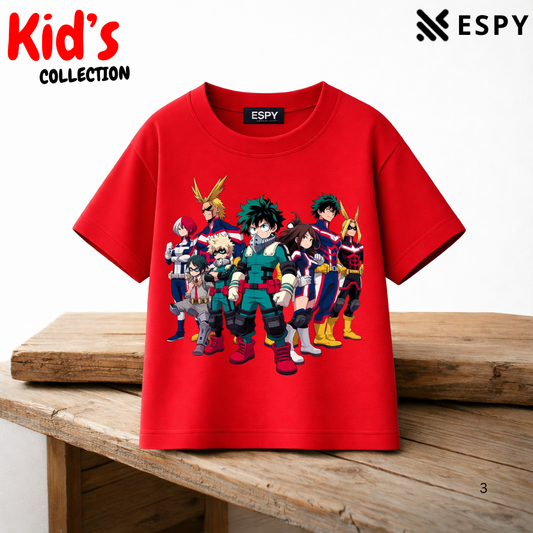 My Hero Academia Kids Premium Anime Graphic T-Shirt