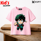 Deku Kids Anime Premium Cotton Drop Shoulder T-Shirt