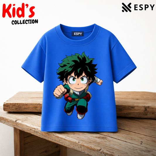 Deku Kids Anime Premium Cotton Drop Shoulder T-Shirt