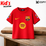 Kids Barcelona Cotton Drop Shoulder T-Shirt