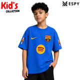 Kids Barcelona Cotton Drop Shoulder T-Shirt