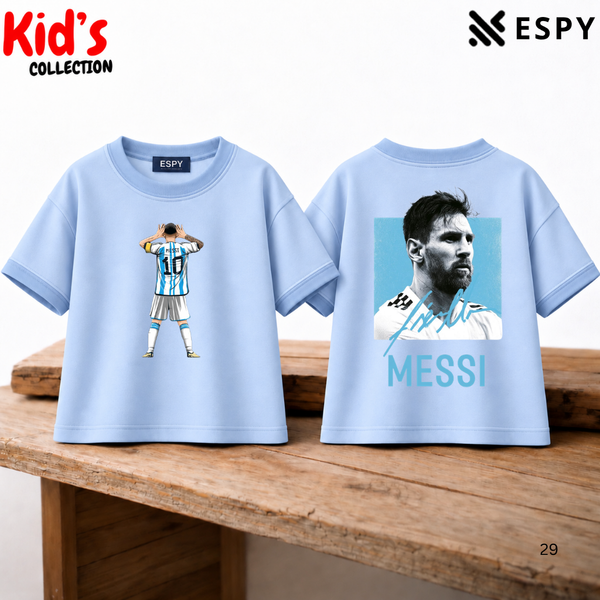 Messi 10 Kids Drop Shoulder T-Shirt