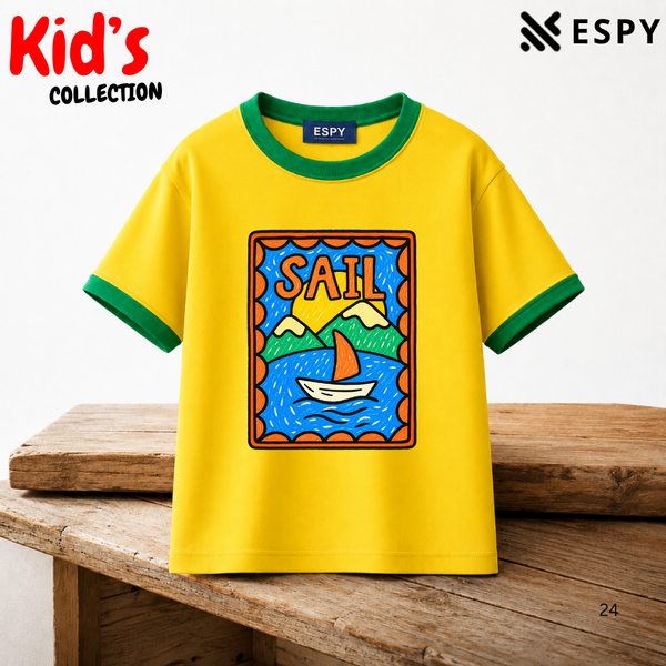 Sail Adventure Oversized T-Shirt for Boys & Girls