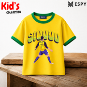 Cristiano Ronaldo SIUUU Kids Drop Shoulder T-Shirt