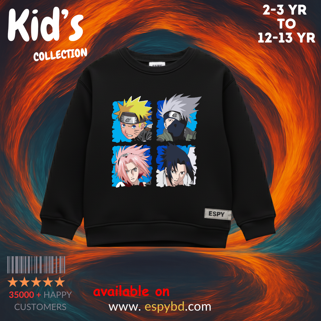 KID'S SWEATSHIRT - ANIME  8/9 YEAR