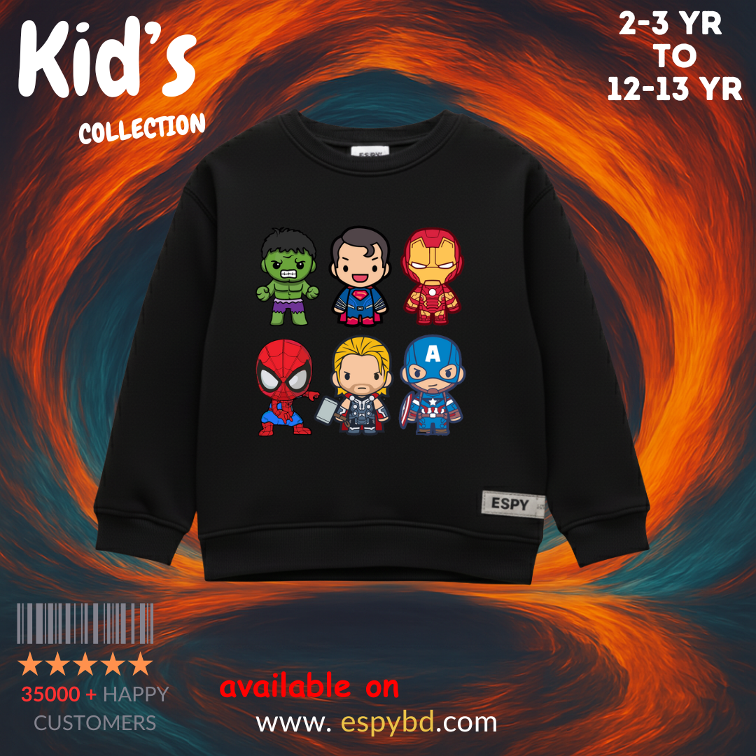 KID'S SWEATSHIRT - MARVEL 12/14 YEAR