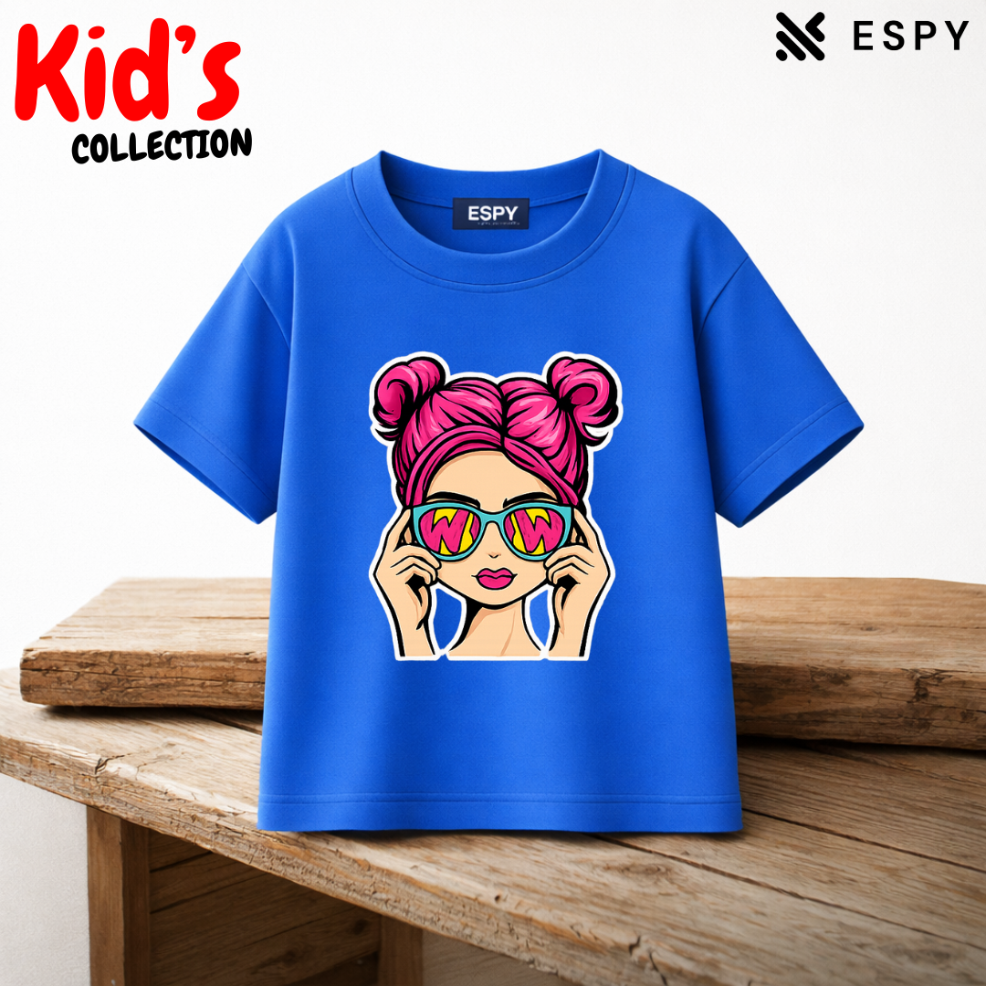 Girls Relaxed Fit Drop Shoulder Tee