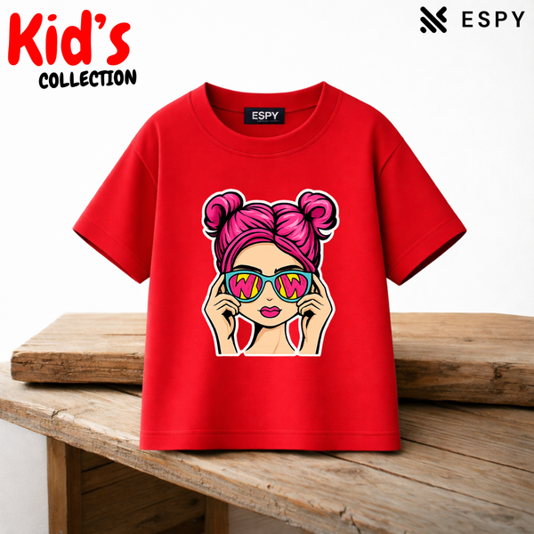 Girls Relaxed Fit Drop Shoulder Tee