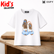 Girls Relaxed Fit Drop Shoulder Tee