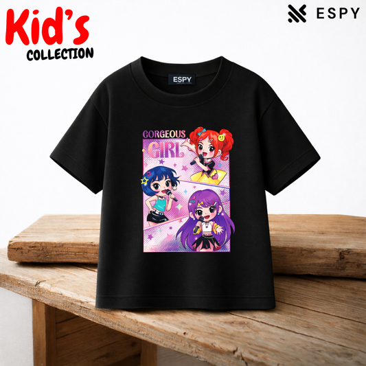 Girls Relaxed Fit Drop Shoulder Tee