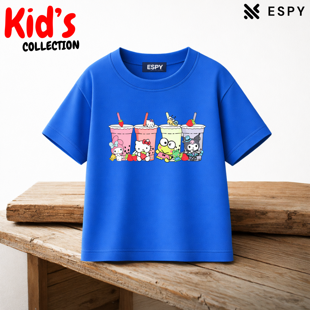 Girls Relaxed Fit Drop Shoulder Tee