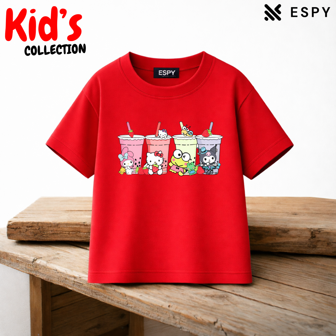 Girls Relaxed Fit Drop Shoulder Tee