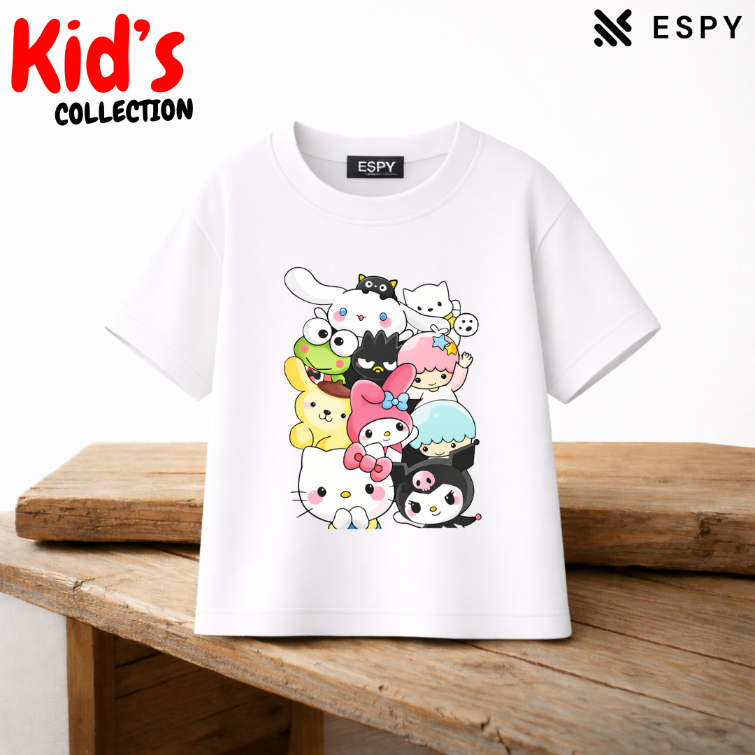 Girls Relaxed Fit Drop Shoulder Tee