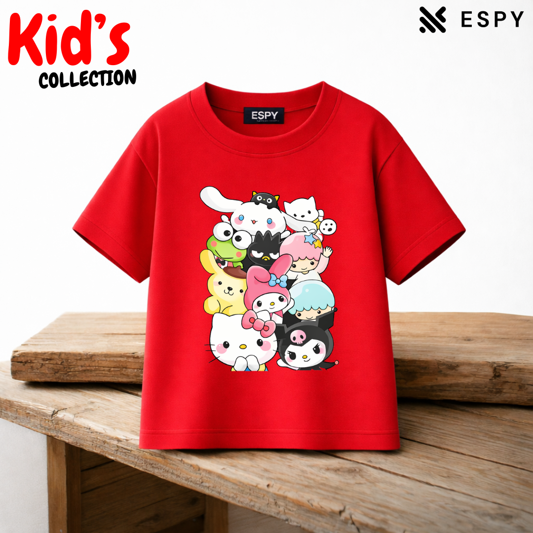 Girls Relaxed Fit Drop Shoulder Tee