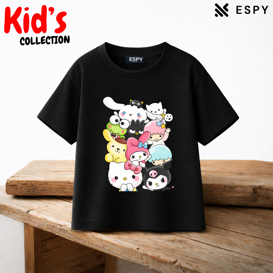 Girls Relaxed Fit Drop Shoulder Tee