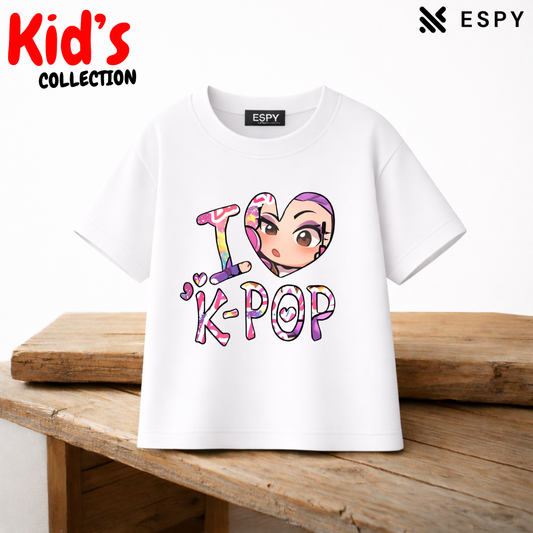 Premium Drop Shoulder K-Pop Graphic T-Shirt