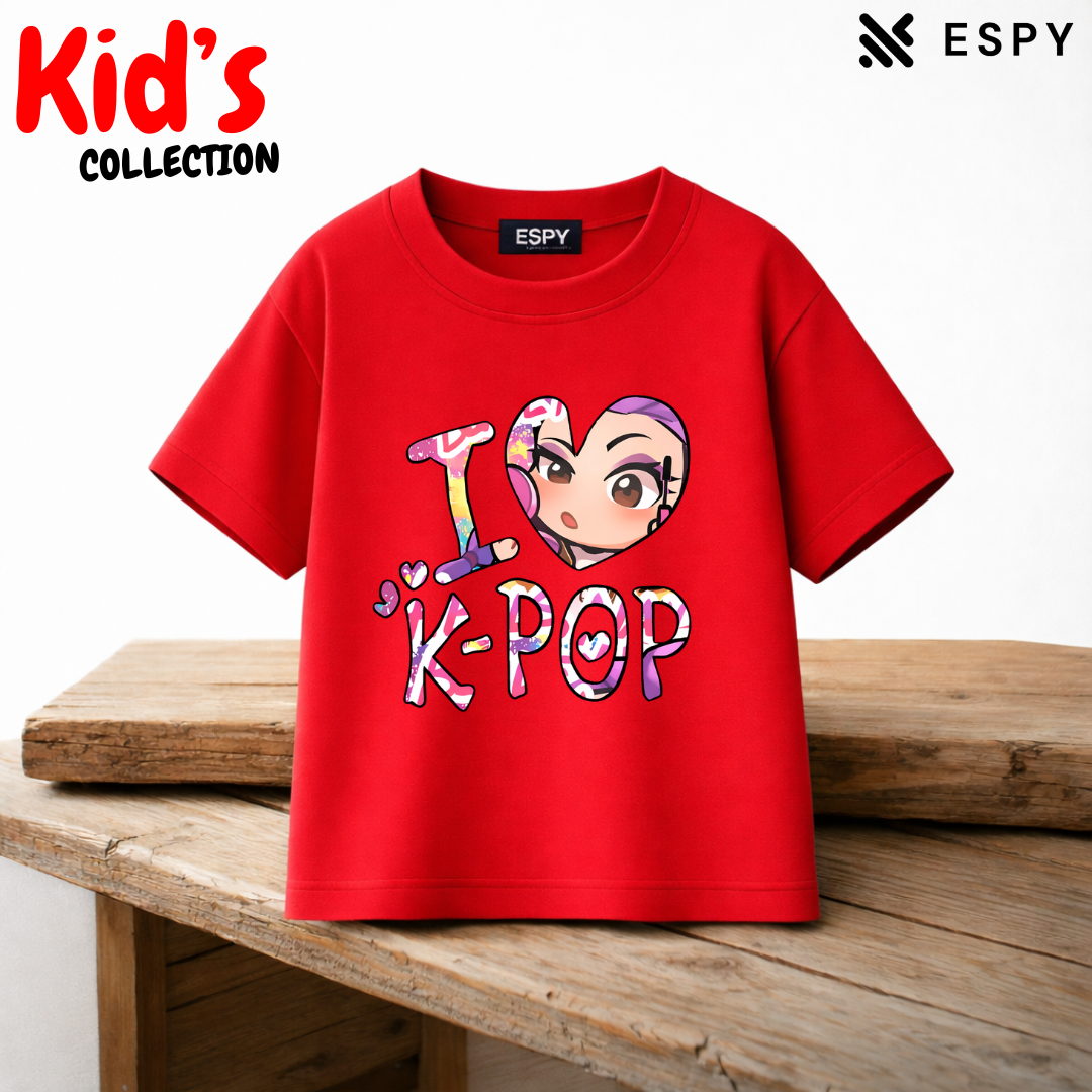 Premium Drop Shoulder K-Pop Graphic T-Shirt