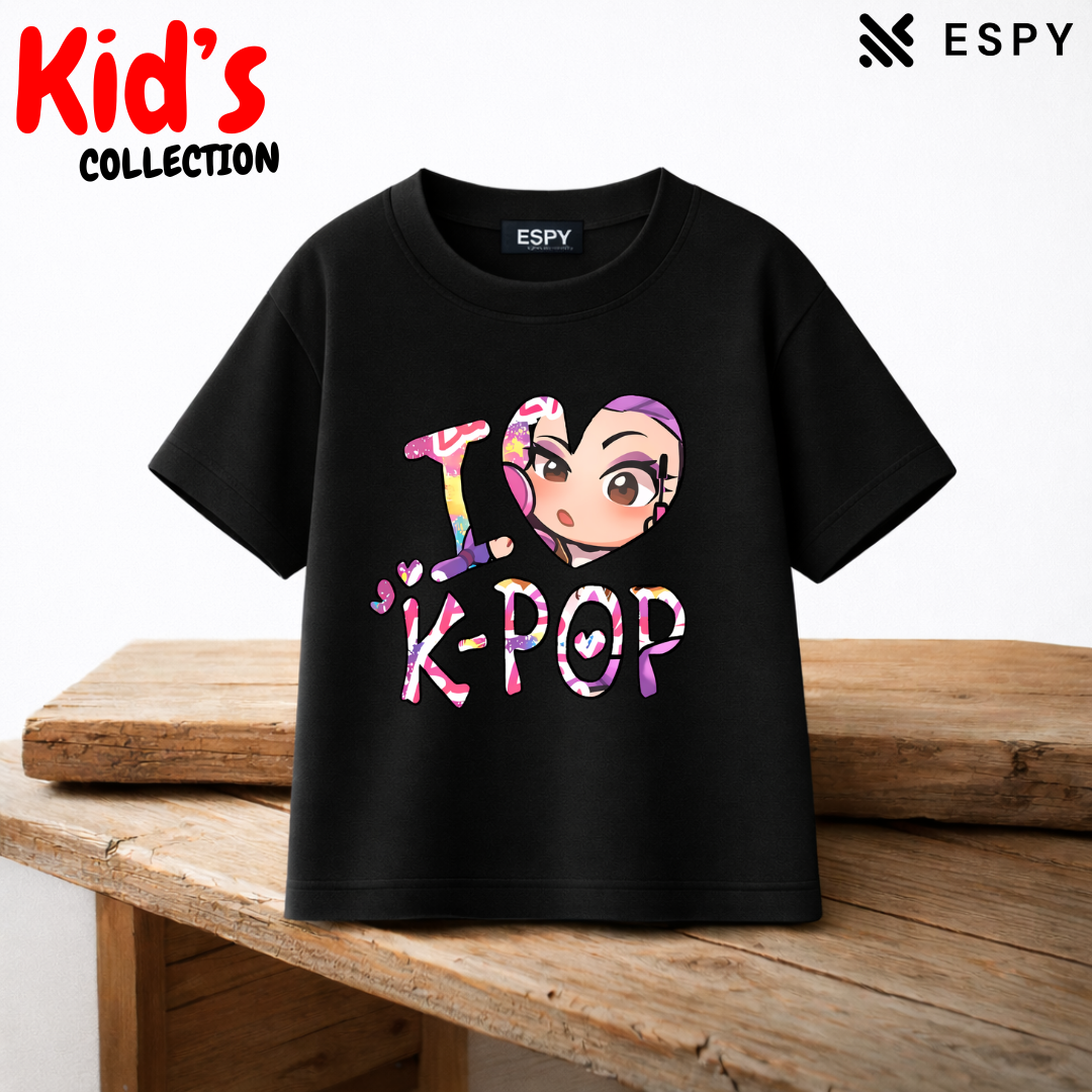 Premium Drop Shoulder K-Pop Graphic T-Shirt