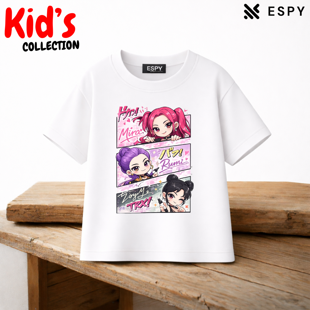 Premium Drop Shoulder K-Pop Graphic T-Shirt